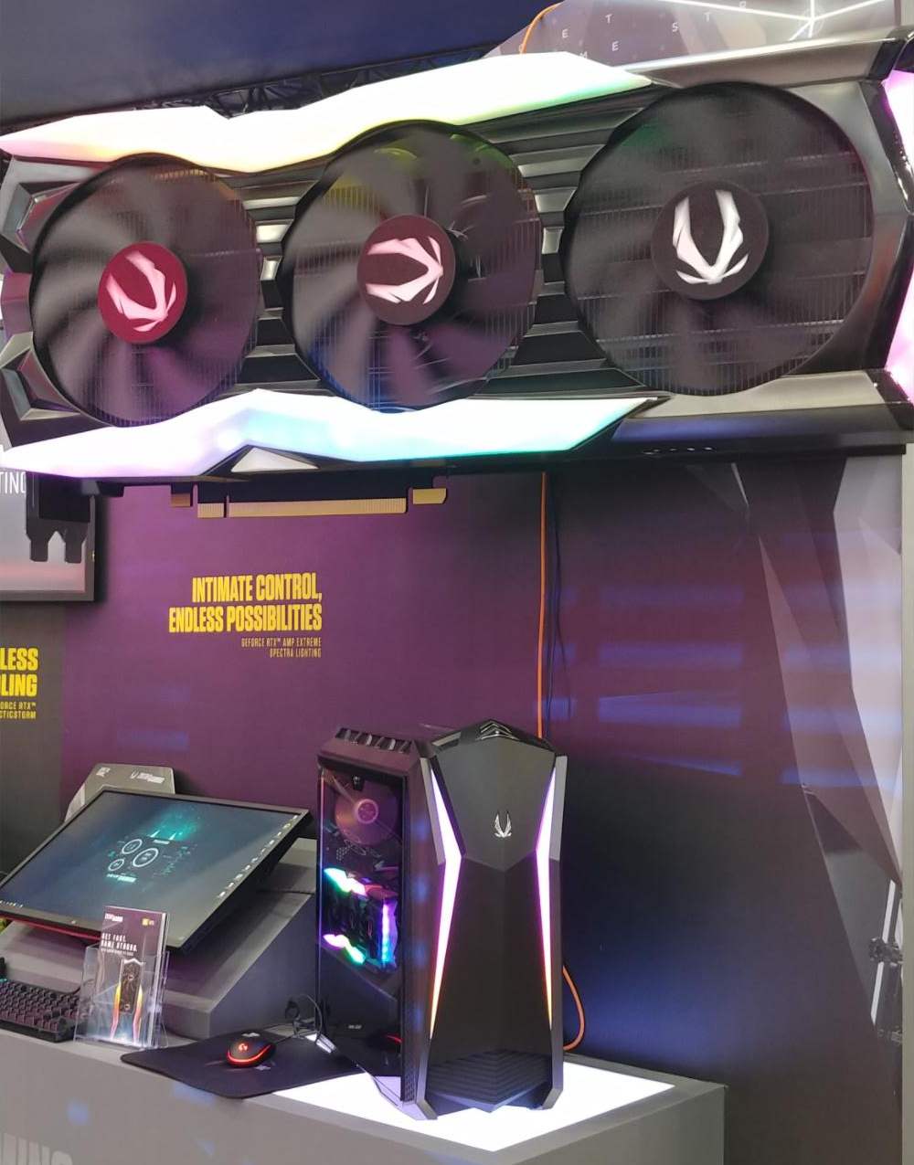 조텍 부스 현장