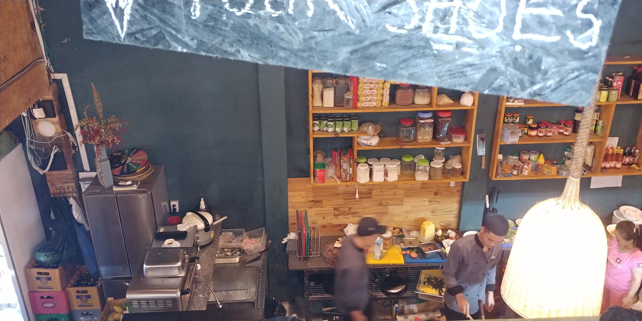 식당 주방 모습