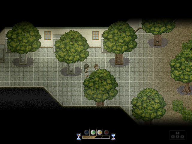 학교 하굣길 장면