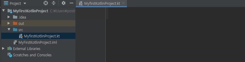 비어있는 코드 편집기