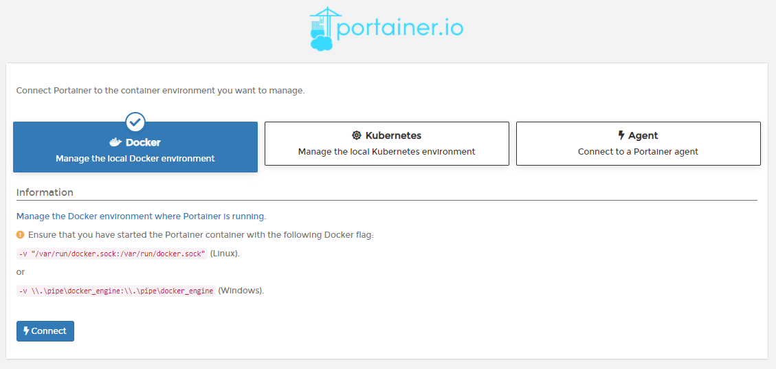 도커 엔드포인트 연결
