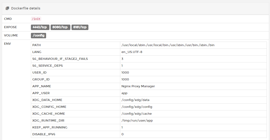 이미지 구성 확인하기