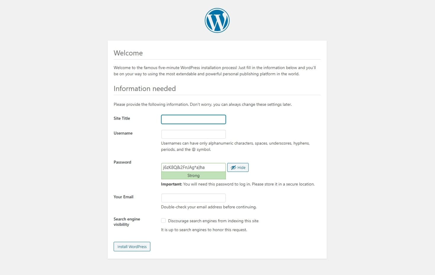 워드프레스 로그인 설정