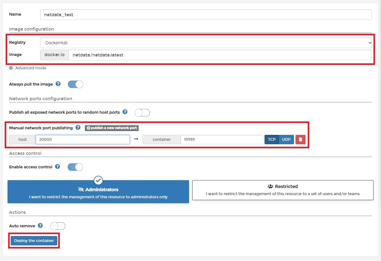 컨테이너 호스트 포트 연결