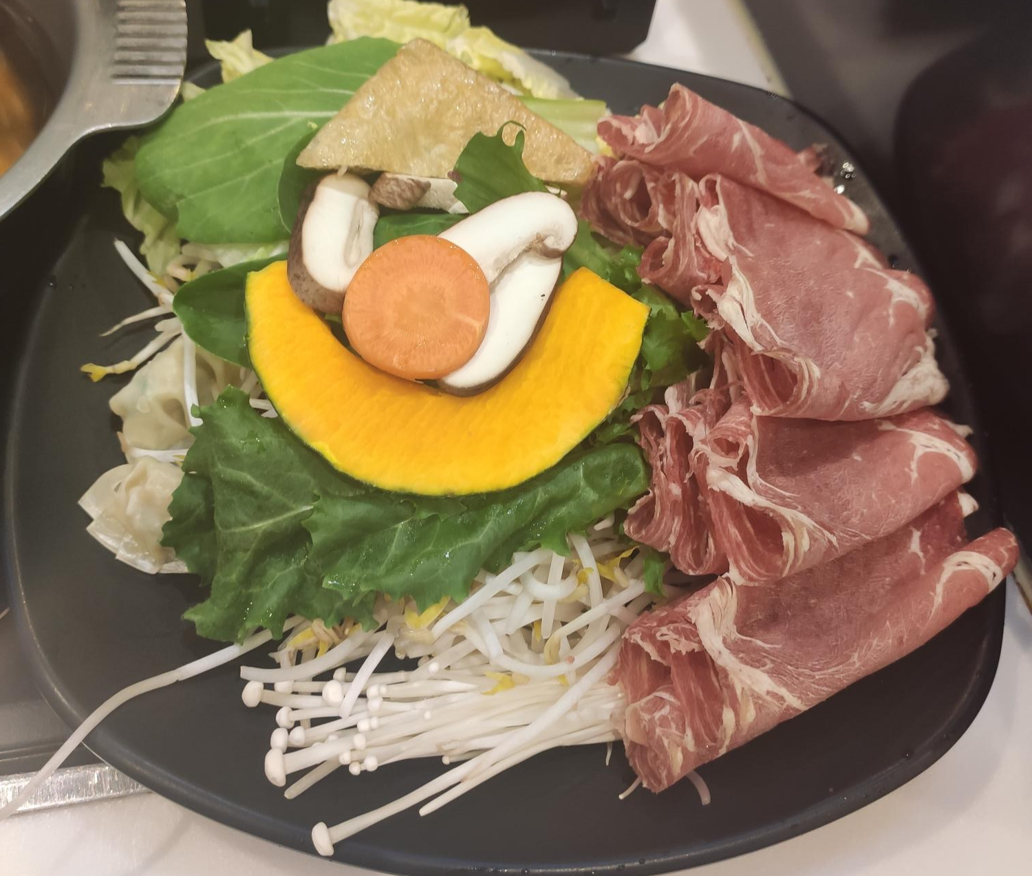 주문한 샤브샤브 재료