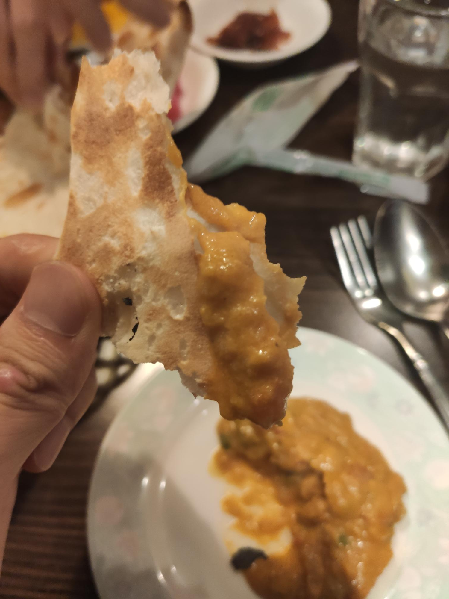 커리에 찍은 난