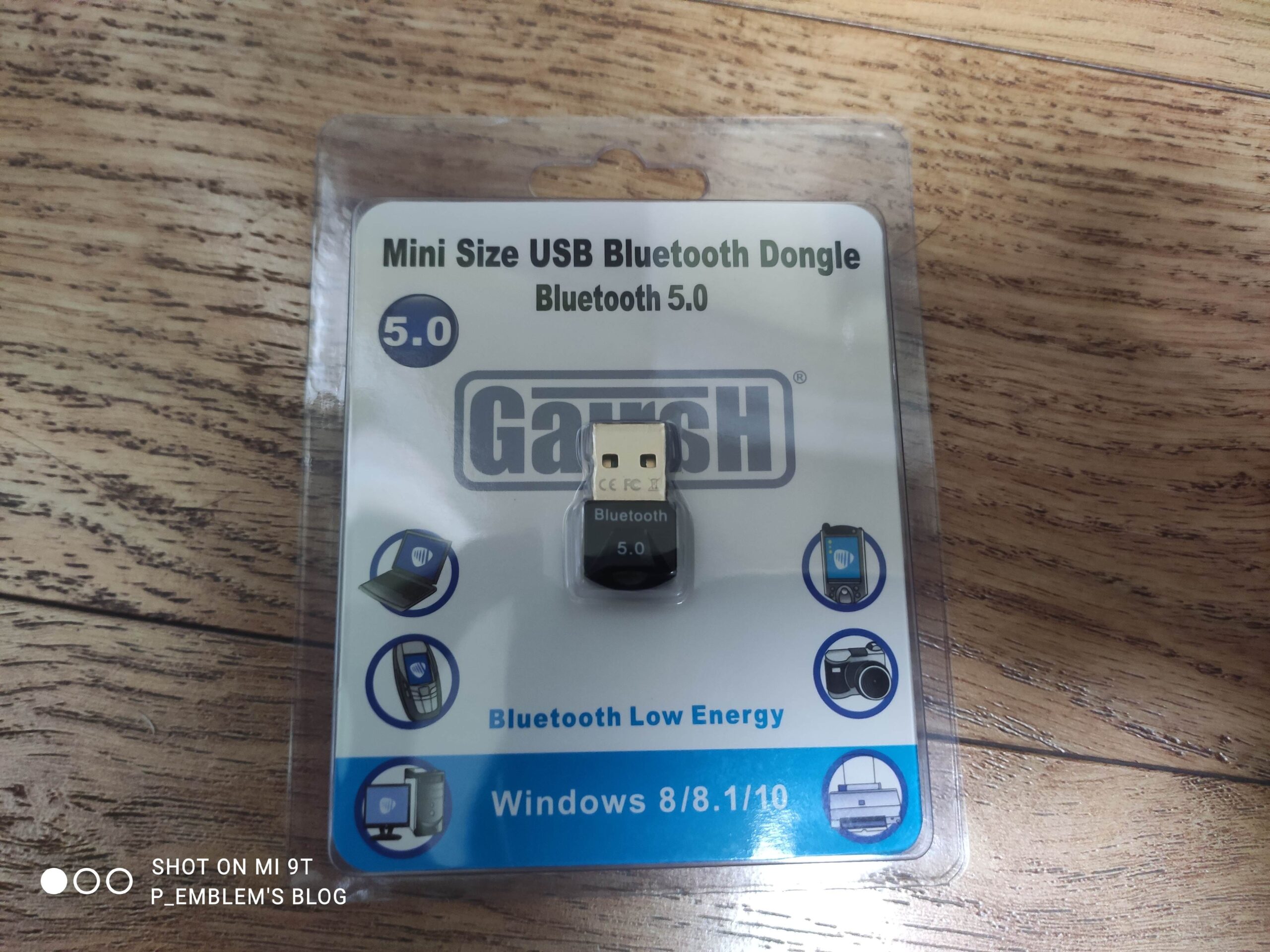 블루투스 동글 패키지 모습