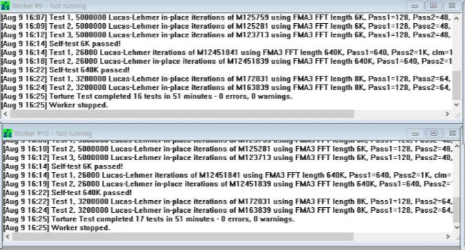 프라임95 안정화 완료 결과