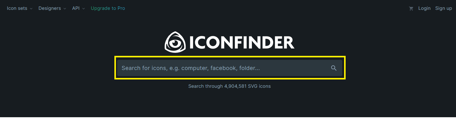 윈도우 10 폴더/바로가기 아이콘 변경하는 방법 6 아이콘 파인더 사이트 메인 화면