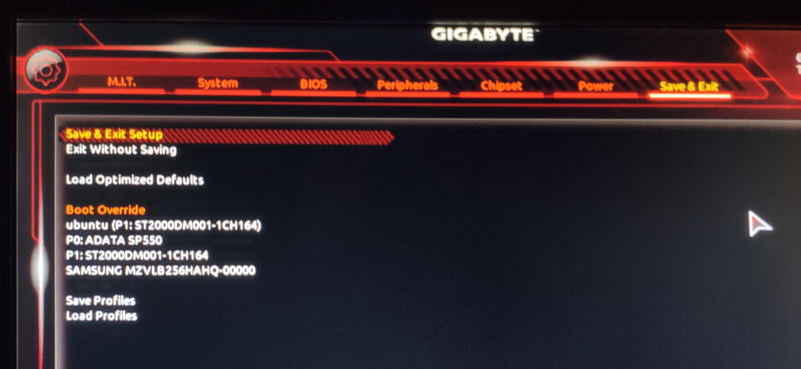 설정 내역 저장하기