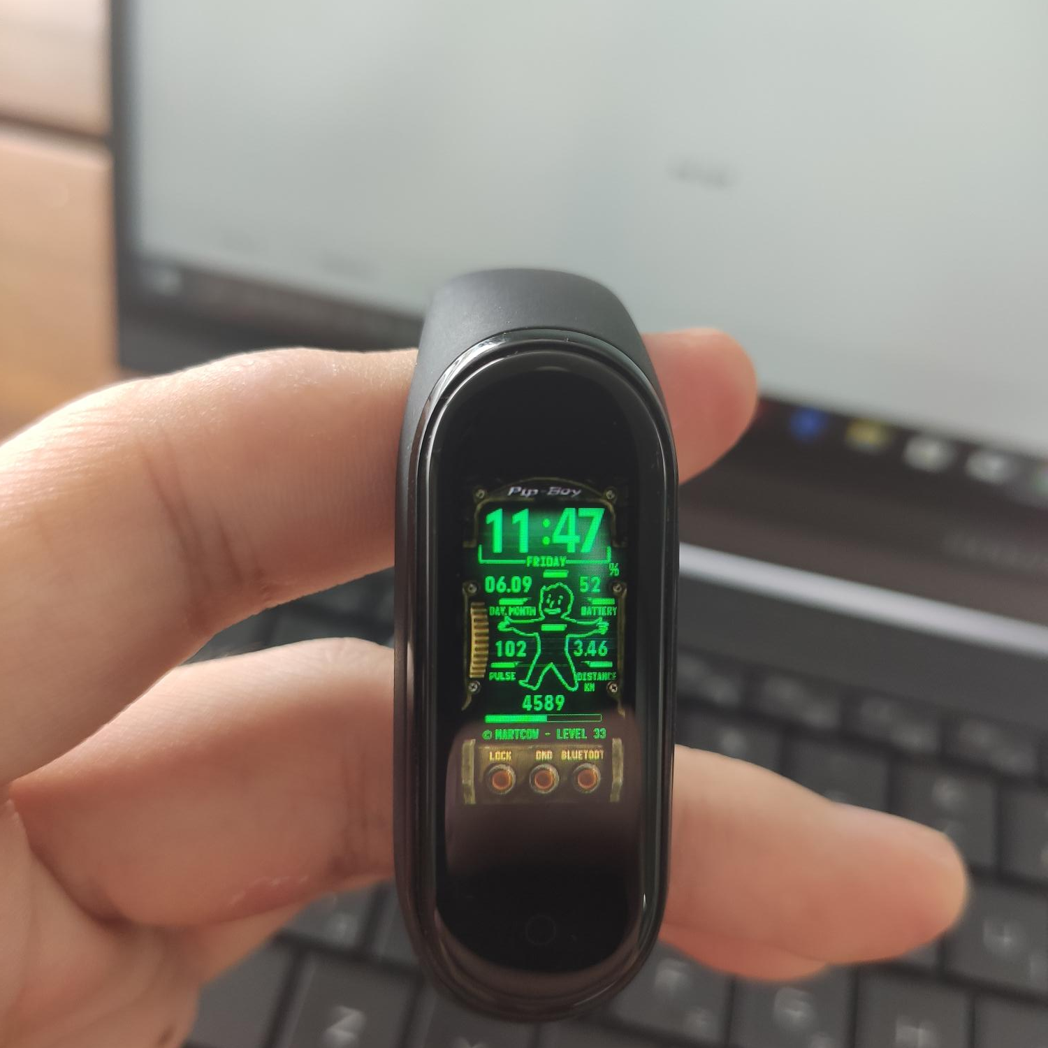 변경 전 커스텀 화면