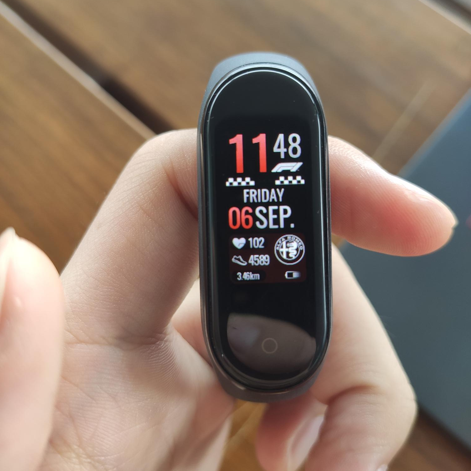 변경 후 커스텀 화면