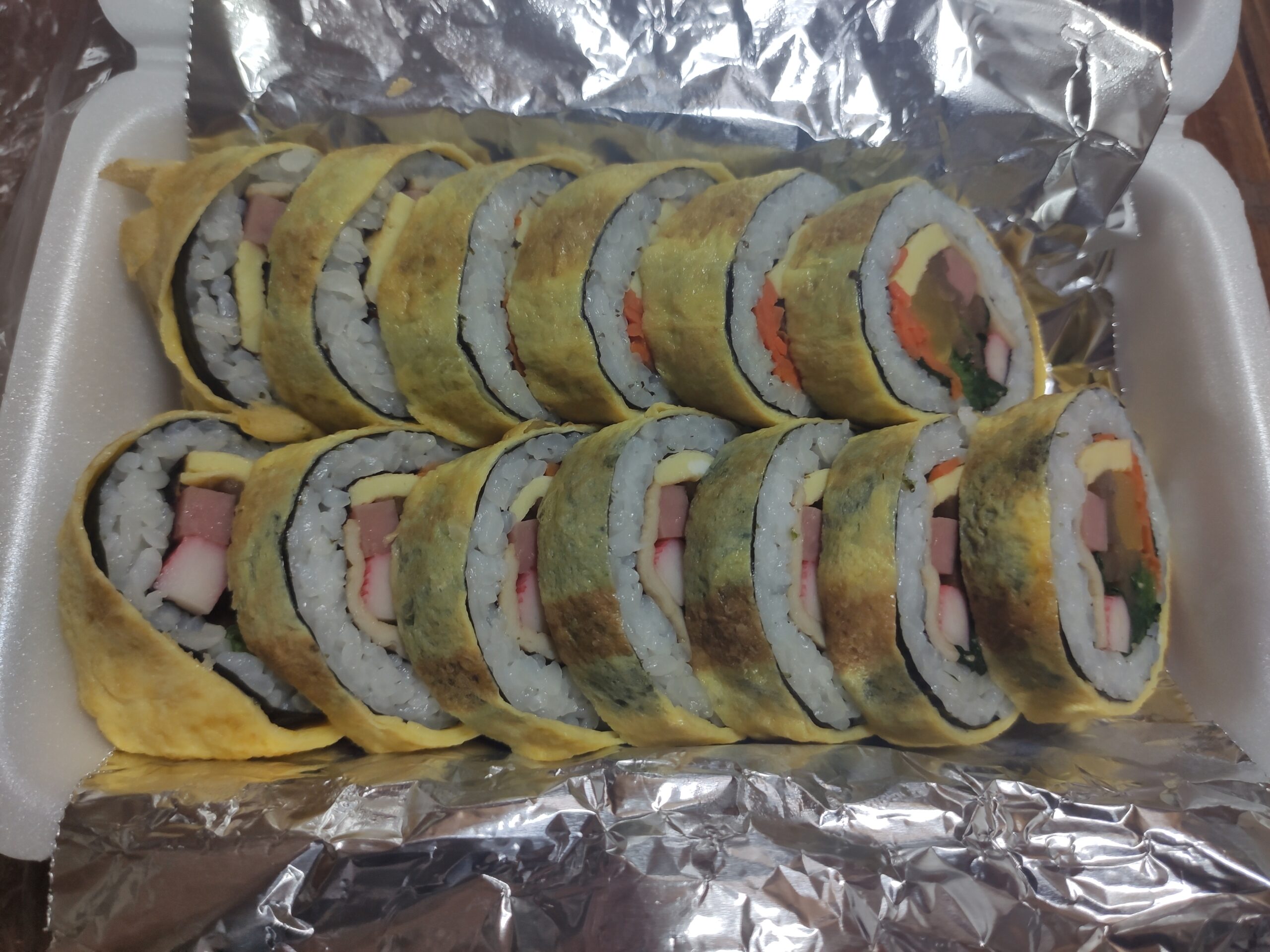 금강분식 계란말이 김밥