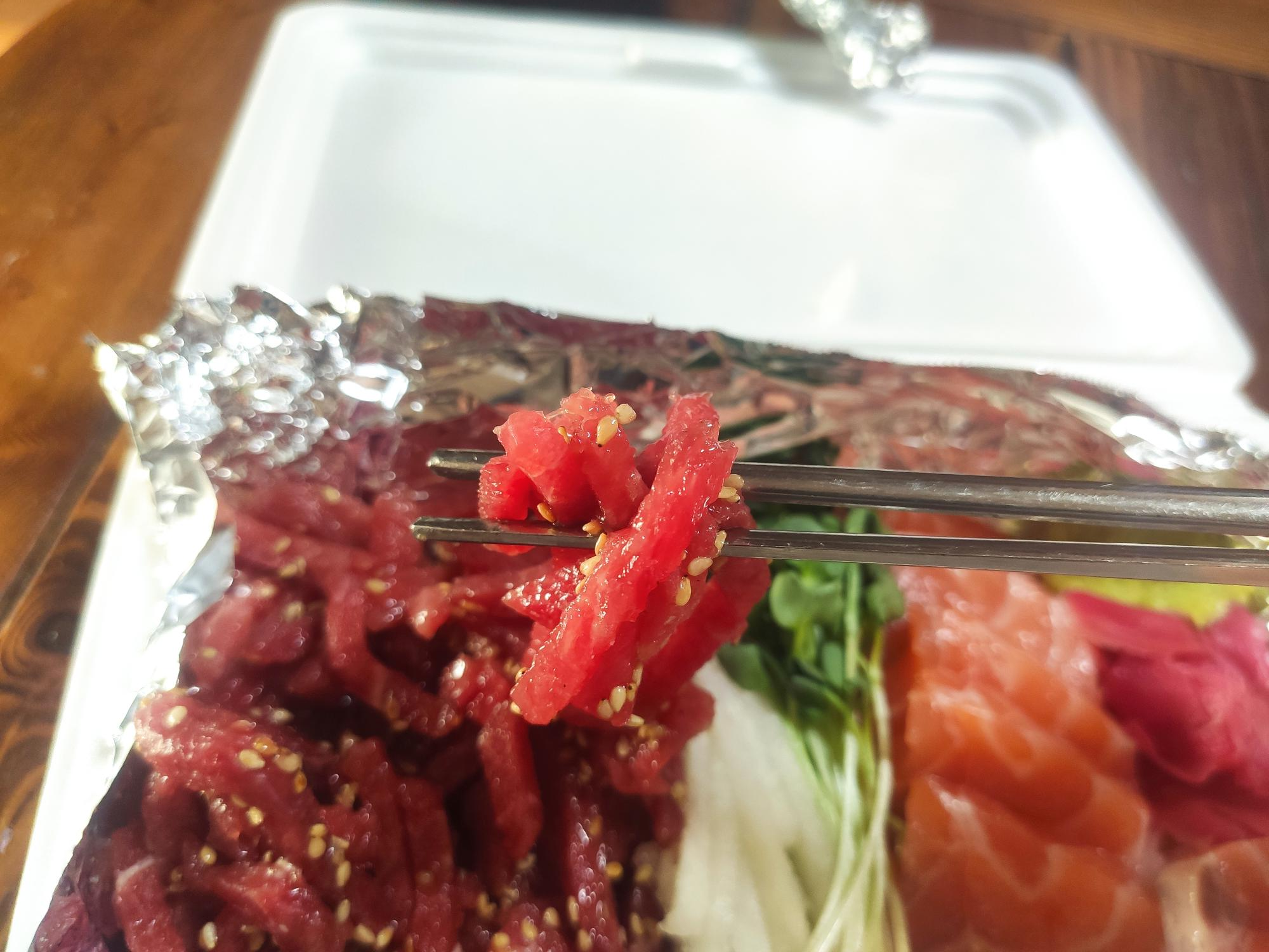 연어 근접 사진