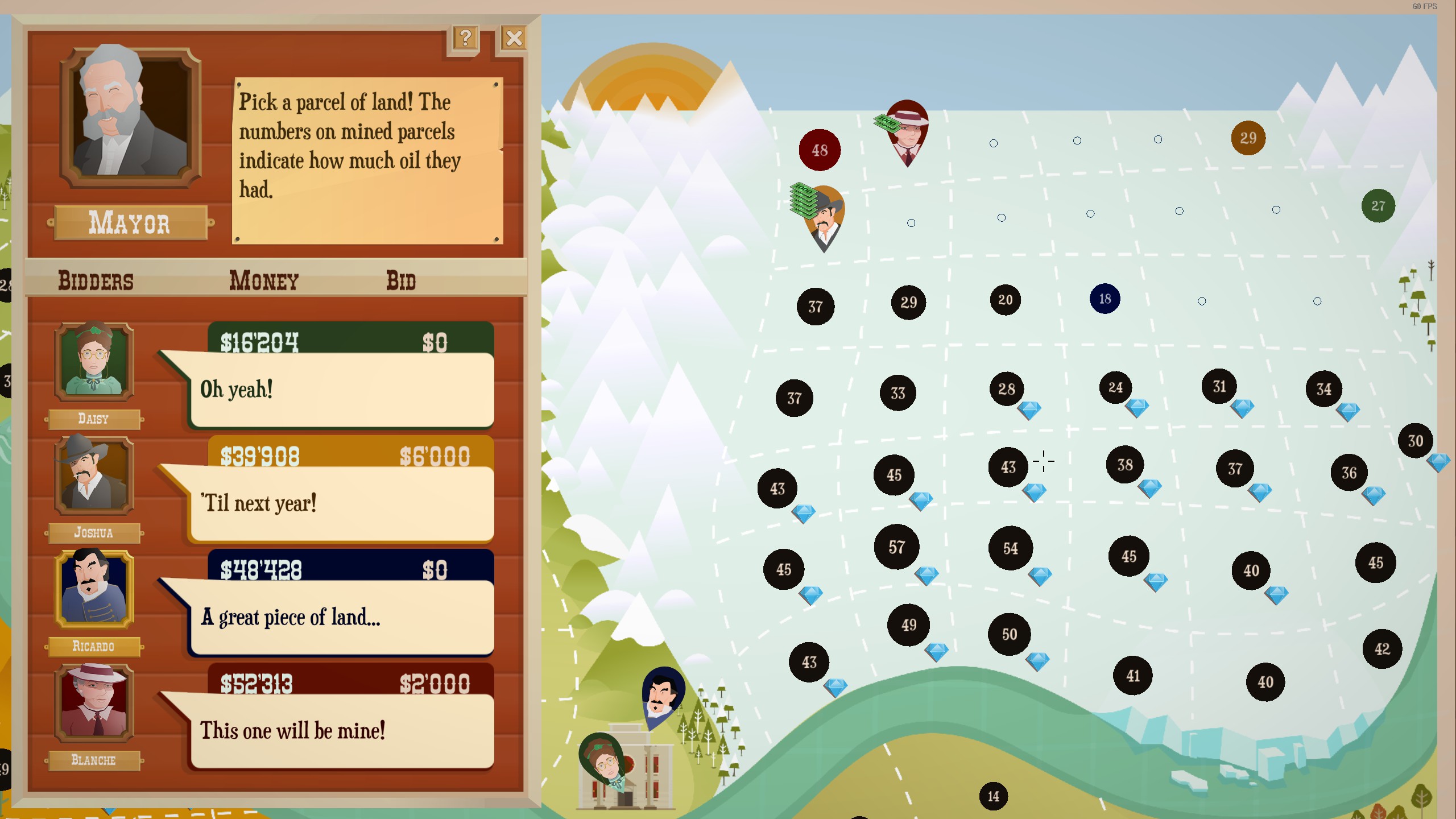 토지 경매 현장