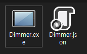 Dimmer 실행 파일