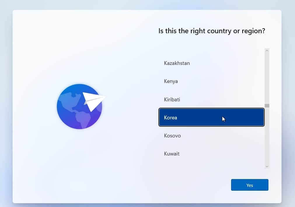 윈도우11 설치 후기! 공개 전 윈도우10과의 차이점은? 7 윈도우 11 초기설정 화면