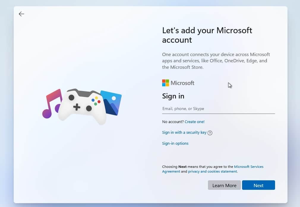 윈도우11 설치 후기! 공개 전 윈도우10과의 차이점은? 9 마이크로소프트 로그인