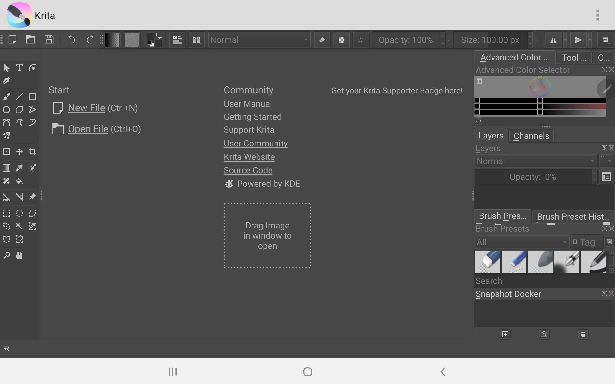 모바일 버전의 크리타