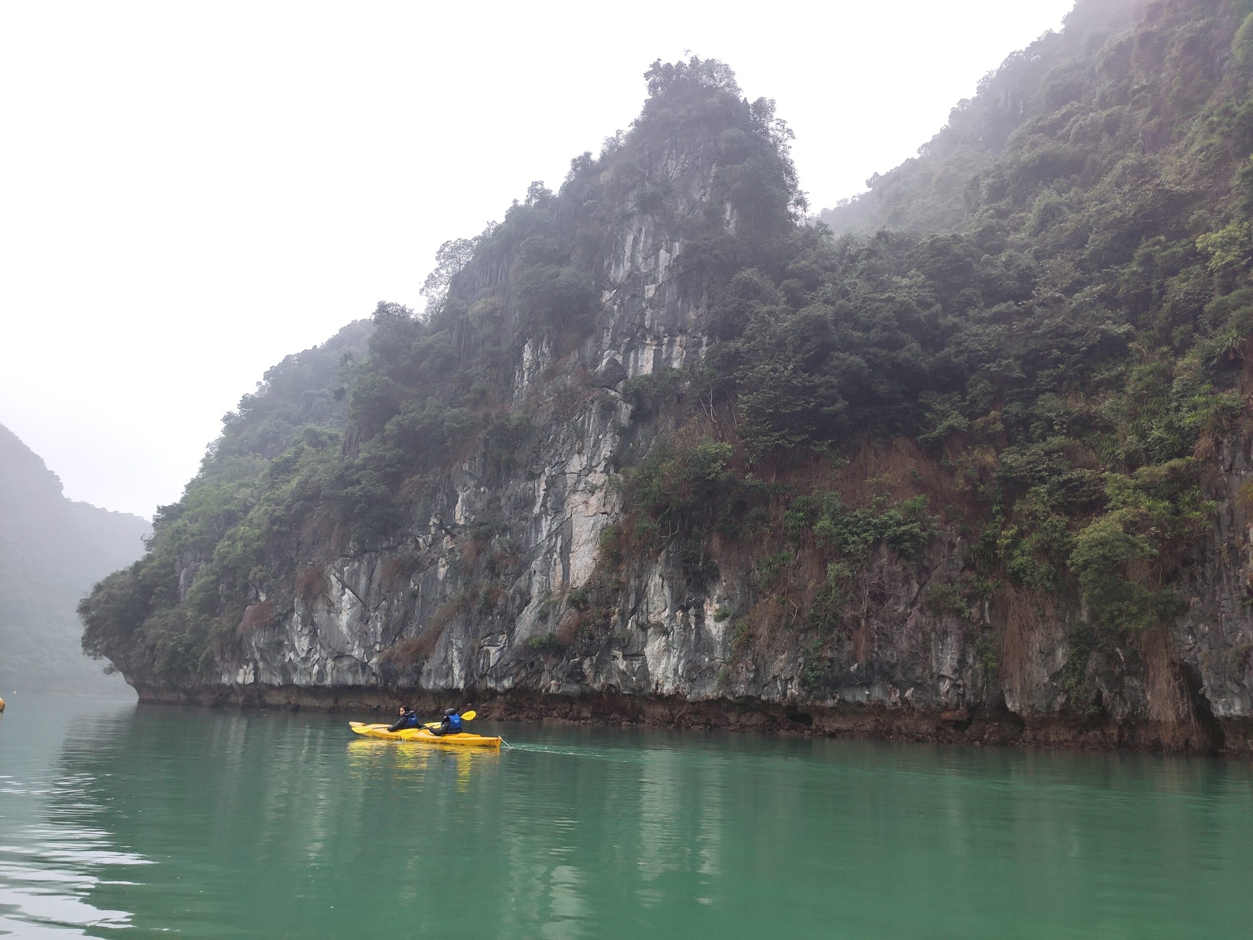 카약에서 본 풍경