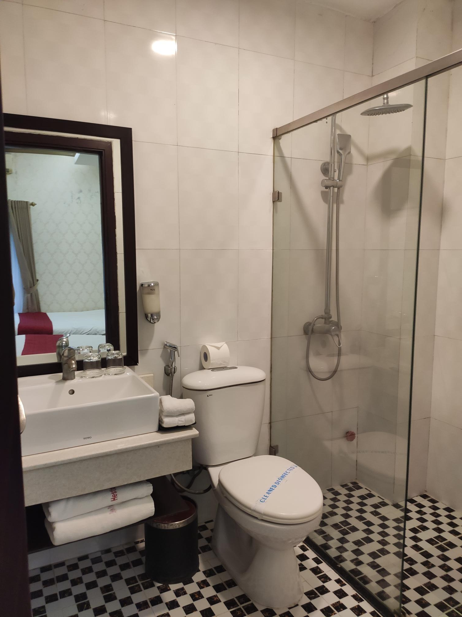 호텔 욕실 상태