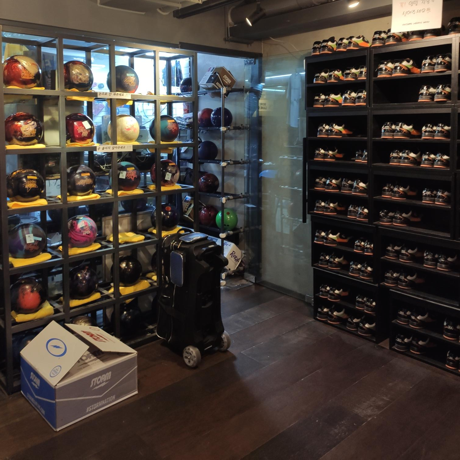 청결한 신발 관리 상태